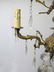 Antique French bronze & glass chandelier - 4