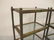 Vintage pair of bronze & glass side tables - 3