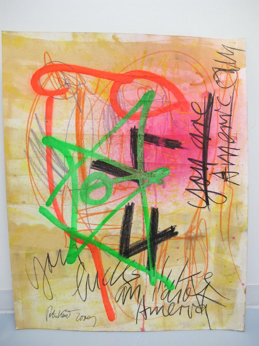 Peter Robert KEIL (1942) German painting dated 2009: Peter Robert KEIL (1942) German painting dated 2009. 40 1/4 in H x 32 in W. Shipping in USA or International please contact for quote both UPS stores: 1) : David Reiser UPS store 1937 - 954-454-1131 a