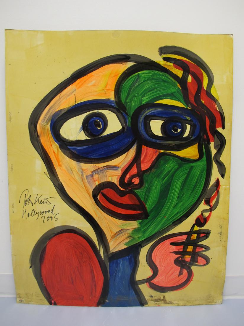 Peter Robert KEIL (1942) German painting dated 2005: Peter Robert KEIL (1942) German painting dated 2005. 40 1/4 in H x 32 in W. Shipping in USA or International please contact for quote both UPS stores: 1) : David Reiser UPS store 1937 - 954-454-1131 a