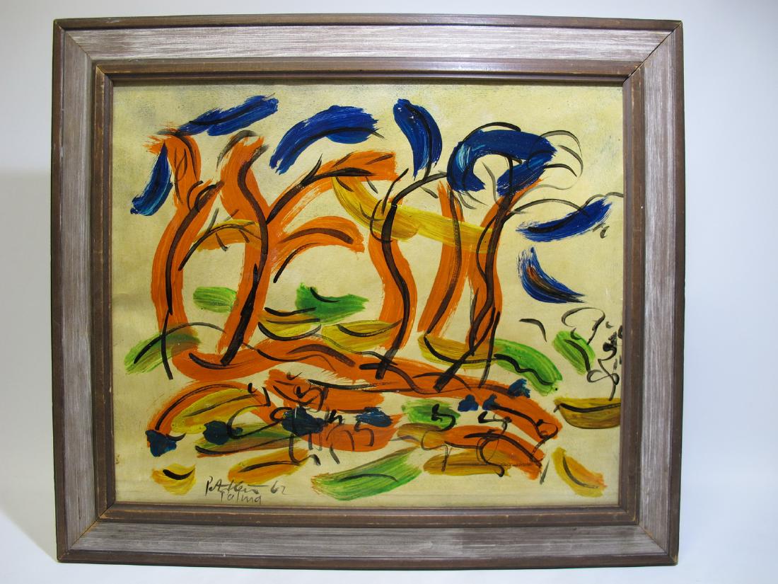 Peter Robert KEIL (1942) painting, dated 1962: Peter Robert KEIL (1942) painting, dated 1962, Palma de Mallorca. 26 1/2 in H x 30 1/4 in W including frame, 20 3/8 in H x 24 1/2 in W without frame. Shipping in USA or International please contact fo