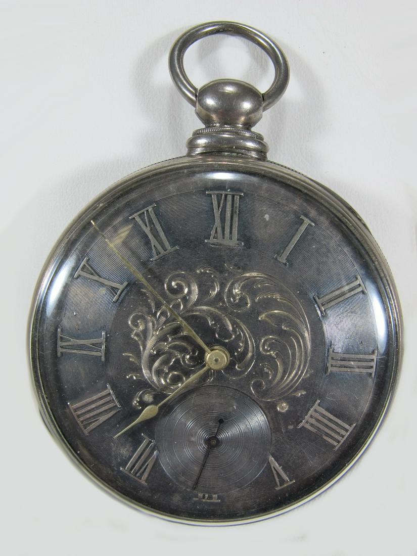 J.F. Cooper, London probably silver pocket watch (1 of 7)
