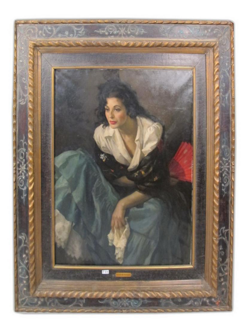 Lluis MUNTANÃ‰ MUNS (1899-1987) oil on canvas (1 of 8)