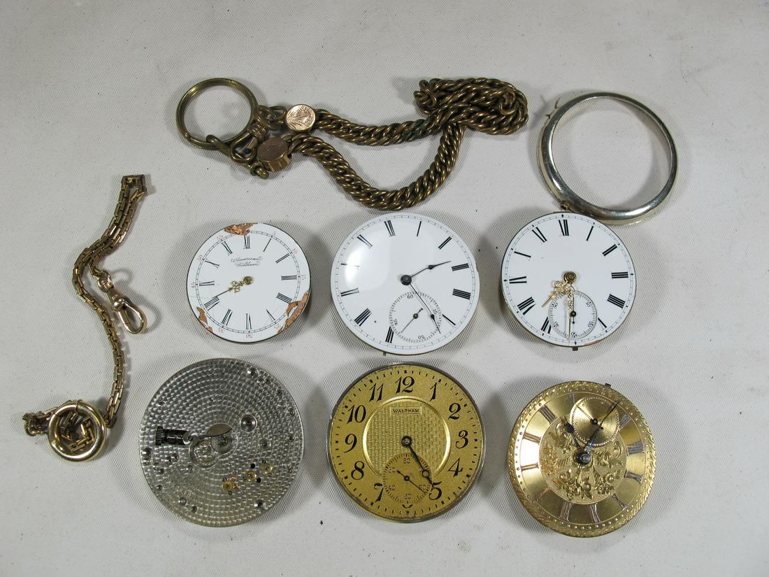 Set of pocket watch parts to restoration (1 of 11)