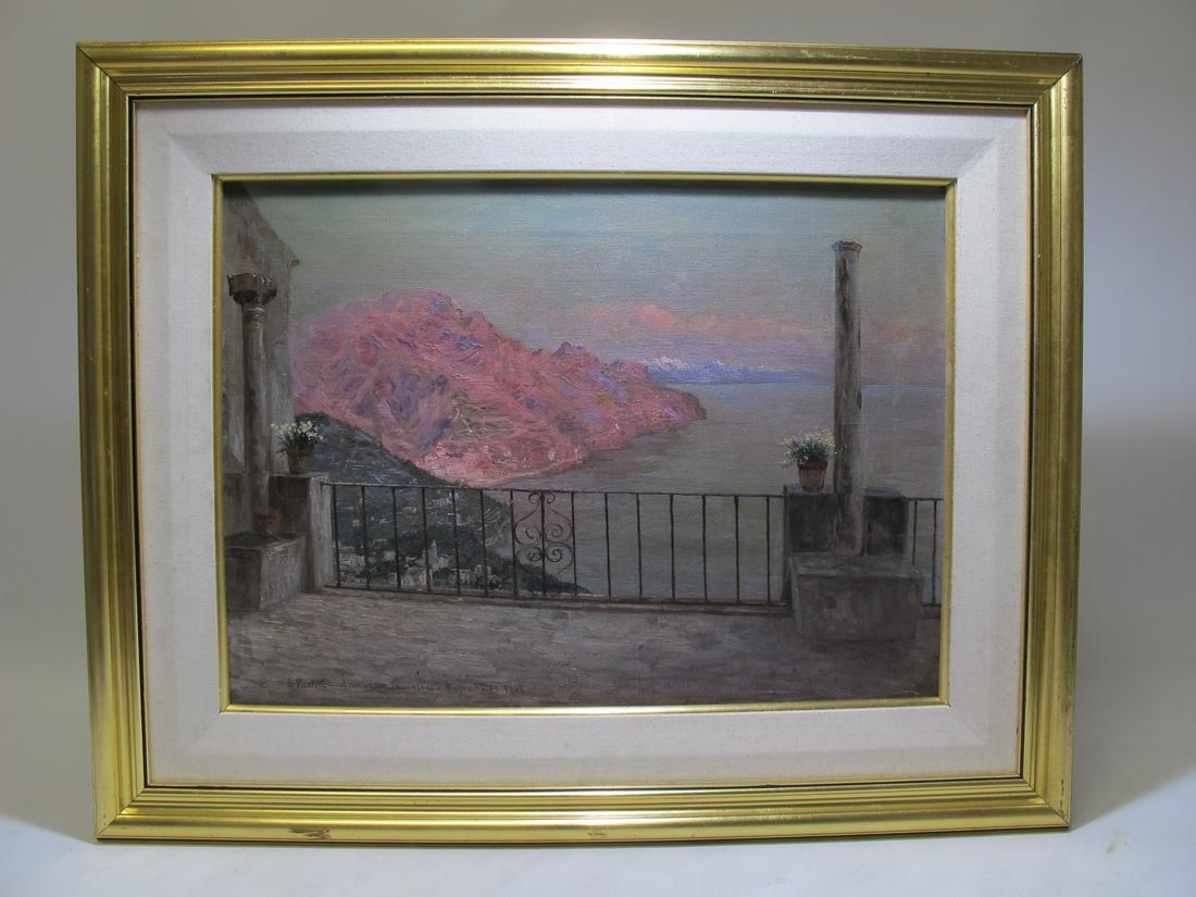 Luigi PAOLILLO (1864-1934) oil on canvas painting (1 of 6)