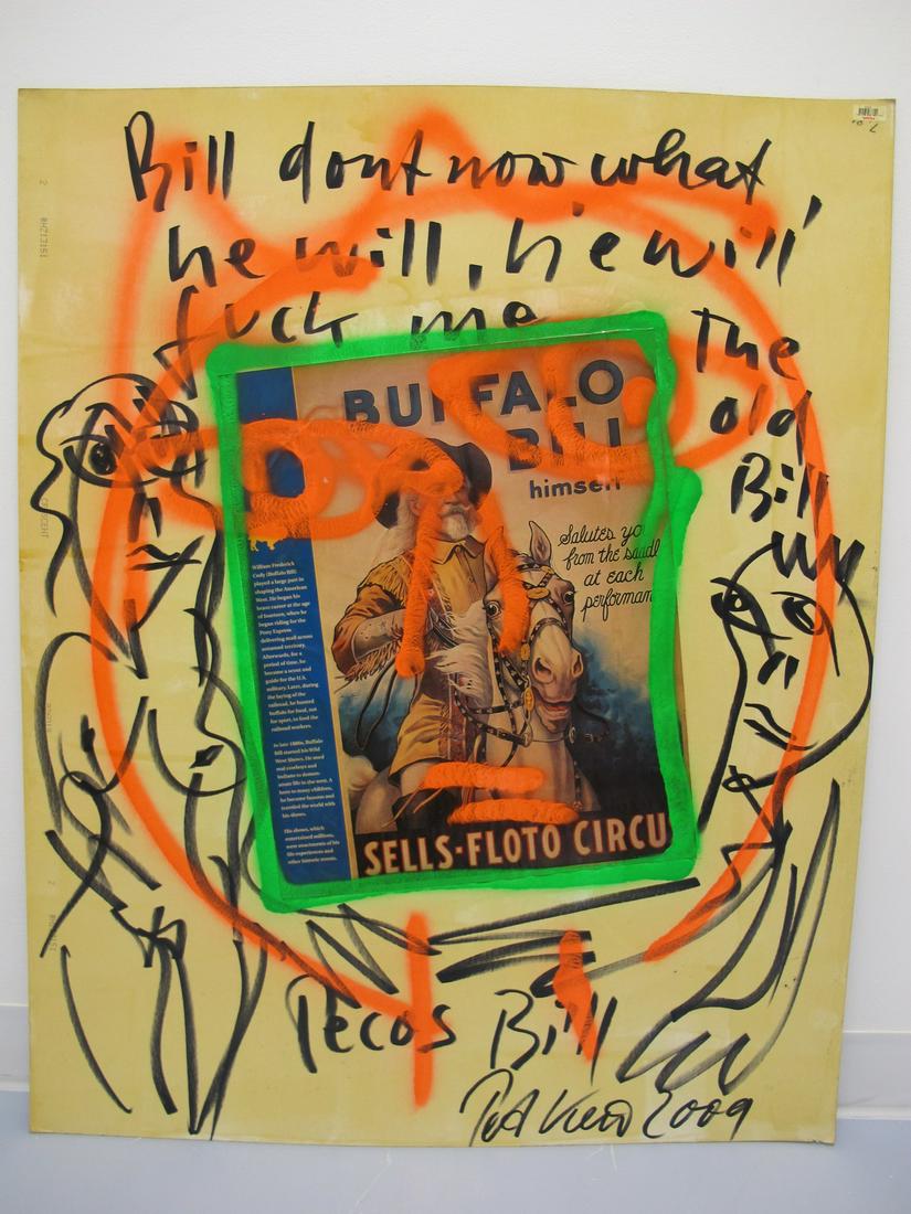 Peter Robert KEIL (1942) German painting dated 2009: Peter Robert KEIL (1942) German painting dated 2009. 40 1/4 in H x 32 in W. Shipping in USA or International please contact for quote both UPS stores: 1) : David Reiser UPS store 1937 - 954-454-1131 a