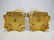 Antique French Sevres pair of gilt bronze & porcelain - 8