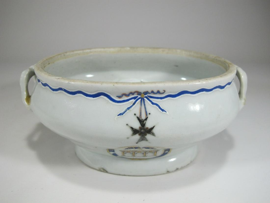 Antique Masonic ironstone mini tureen (1 of 9)