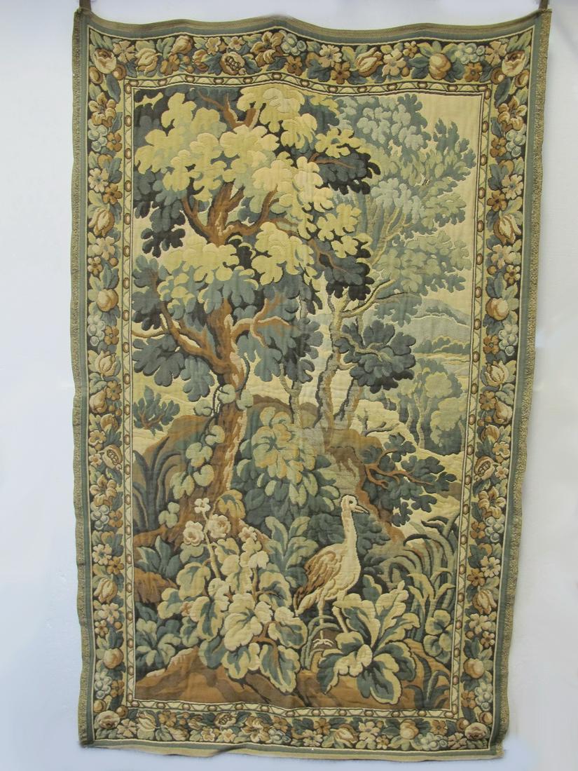 Antique French wall tapestry (1 of 7)