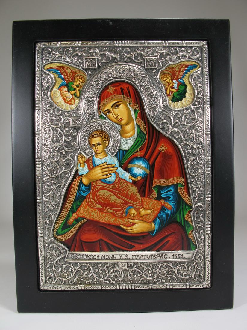 Precise copy of Byzantine 925 sterling Icon by Clarte (1 of 7)