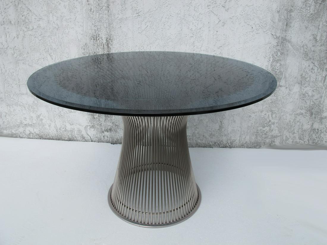 Warren Platner nickel & glass table (1 of 4)