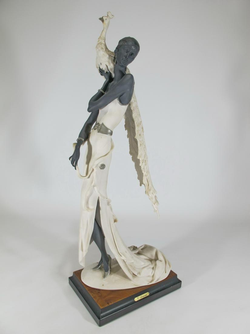 Giuseppe Armani, Florence Italian sculpture: Giuseppe Armani, Florence Italian sculpture. 19 7/8” H x 5 1/8” W x 7 3/8” D. Shipping in USA or International please contact for quote both UPS stores: 1) : David Reiser UPS store 1