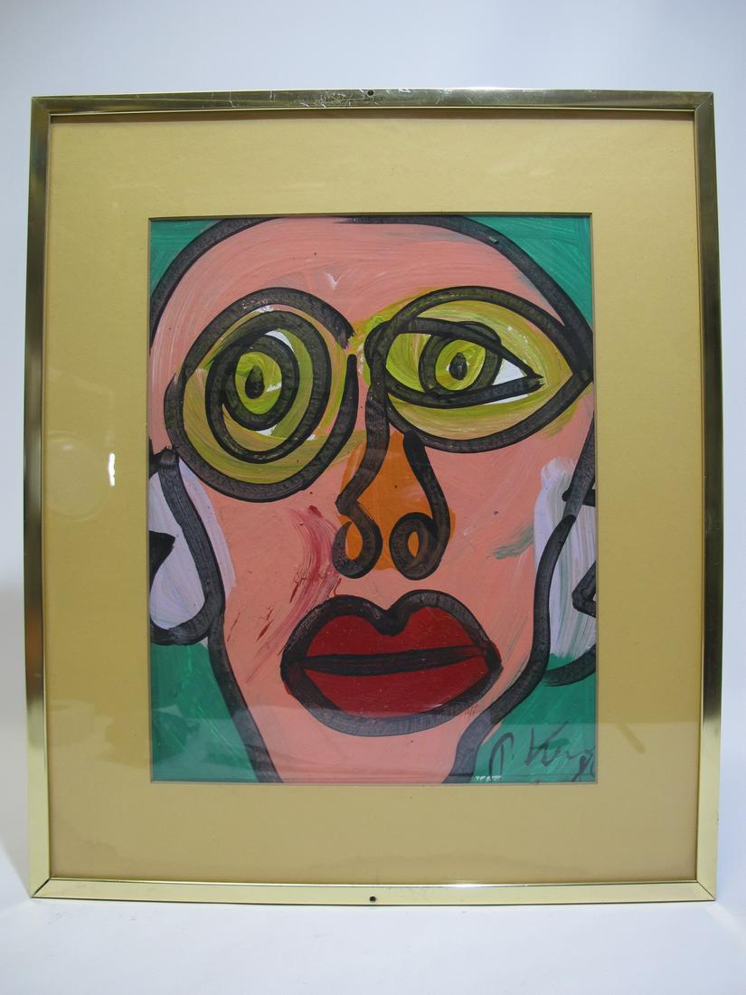 Peter Robert KEIL (1942) German painting: Peter Robert KEIL (1942) German painting. 20” H x 16 7/8” W including frame. Shipping in USA or International please contact for quote both UPS stores: 1) : David Reiser UPS store 1937 - 9