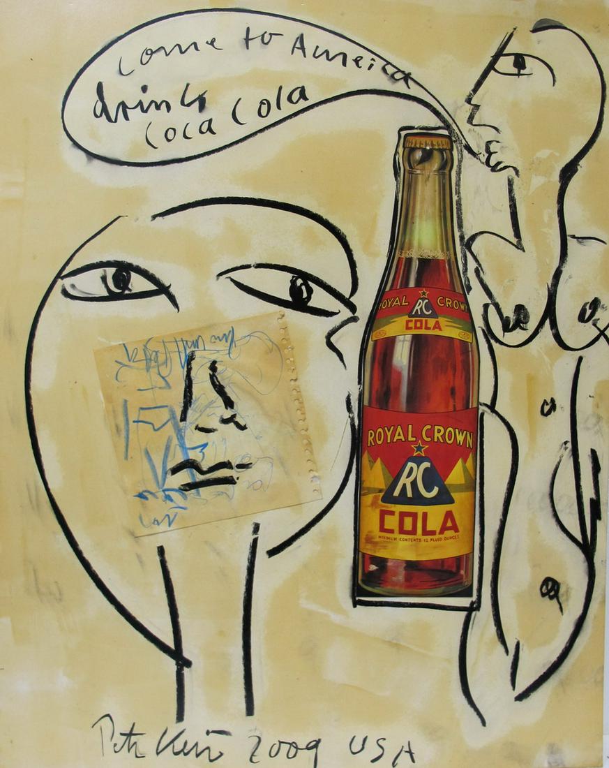 Peter Robert KEIL (1942) German artist painting: Peter Robert KEIL (1942) German artist painting, dated 2009. 40 1/8 in H x 32 1/8 in W. Shipping in USA or International please contact for quote both UPS stores: 1) : David Reiser UPS store 1937 - 95