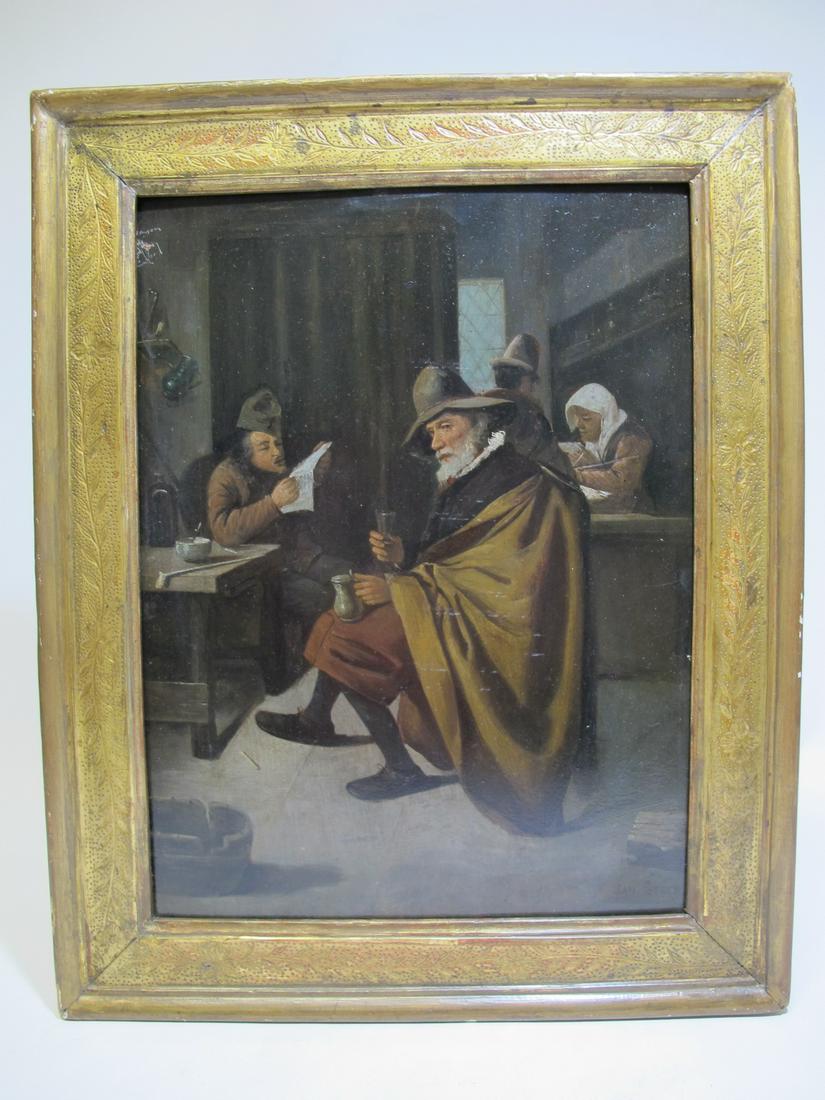 Signed Jan STEEN antique oil on wood painting: Signed Jan STEEN antique oil on wood painting. 17 3/8” H x 14” W. Shipping in USA or International please contact for quote both UPS stores: 1) : David Reiser UPS store 1937 - 954-454-1131