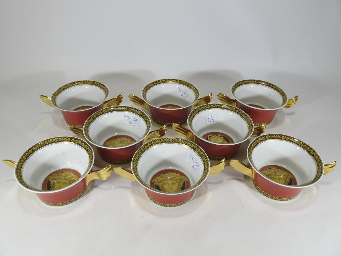 Versace Rosenthal set of 8 cups, Paul Wunderlich (1 of 7)
