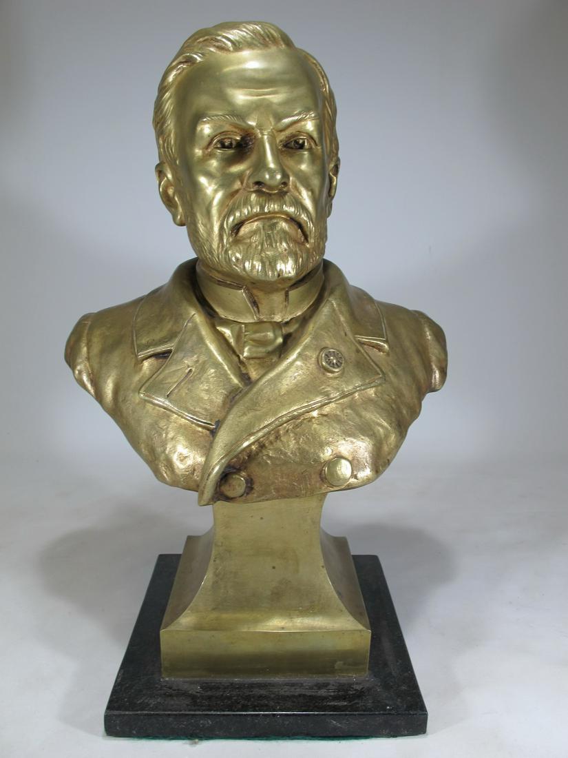 Aime-Jules DALOU (1838-1902) bronze bust: Aime-Jules DALOU (1838-1902) bronze bust with a marble base, signed. 17 1/8” H x 10 1/2” W x 8” D including base. Shipping in USA or International please contact for quote both UPS s