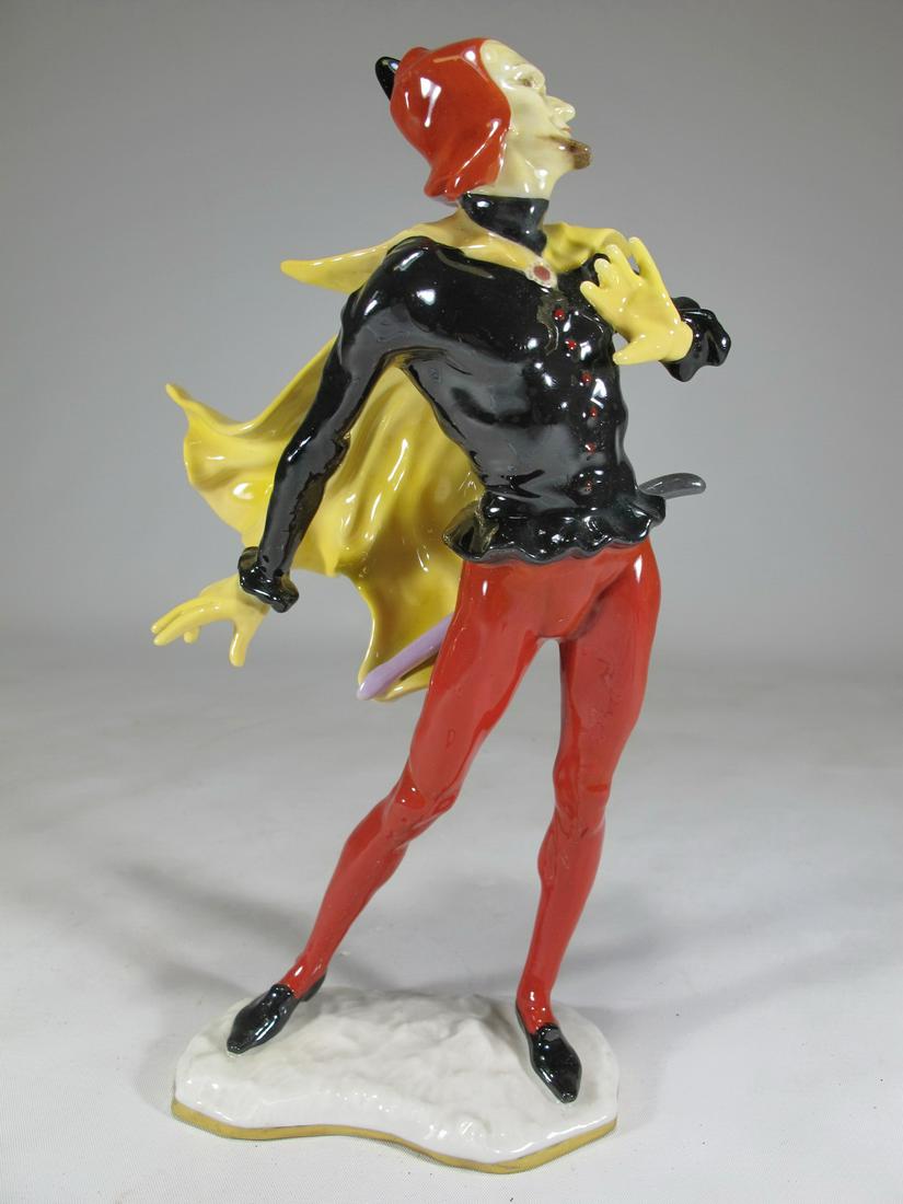 Hutshenreutter by Karl TUTTER jester porcelain figurine (1 of 9)