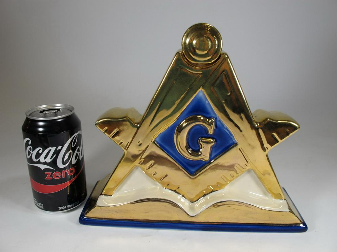 Blue Lodge Square and Compasses Masonic Decanter (1 of 6)