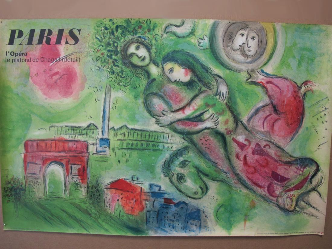1965 Marc Chagall LOpera, Paris published by French (1 of 7)