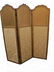 Antique French painted folding screen - 8