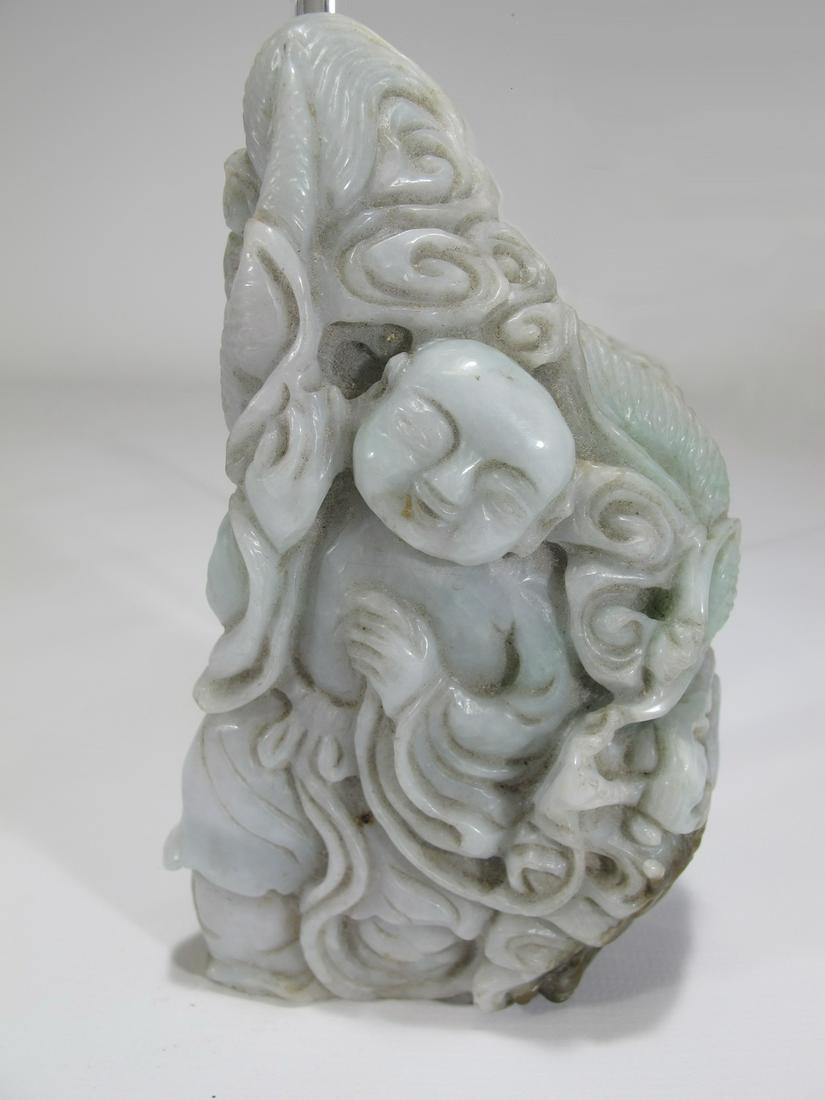 Vintage Chinese hard stone Buddha sculpture: Vintage Chinese hard stone Buddha sculpture. 5” H x 3” W x 1 1/8” D. Shipping in USA or International please contact for quote both UPS stores: 1) : David Reiser UPS store 1937-754-2