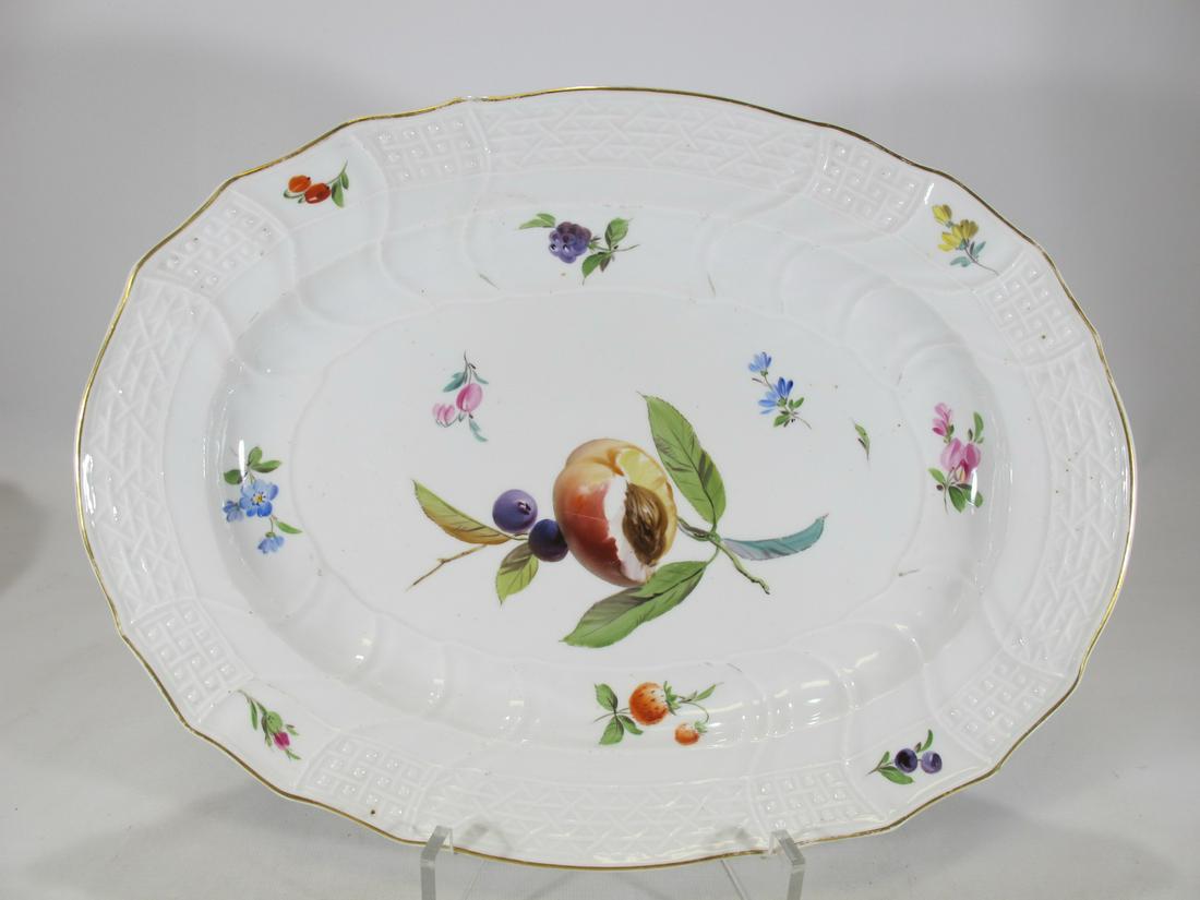 Antique German Meissen porcelain tray (1 of 6)