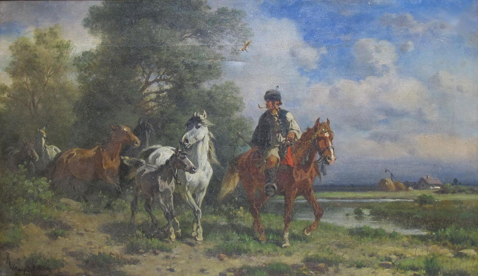 Adolf VAN DER VENNE (1828-1911) Austrian oil on canvas (1 of 13)