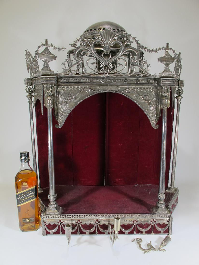18th/19th C Spanish silver religious altar (1 of 16)