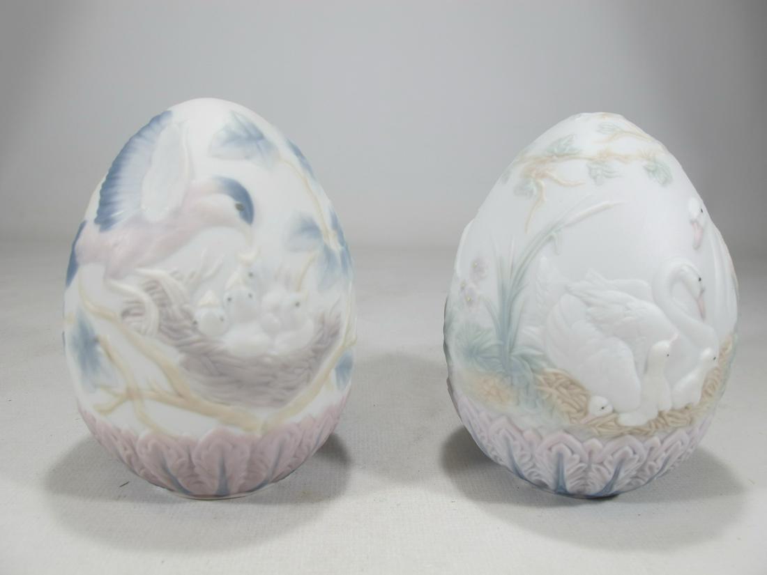 Lladro 17532 & 16083 Easter Eggs porcelain statues (1 of 8)