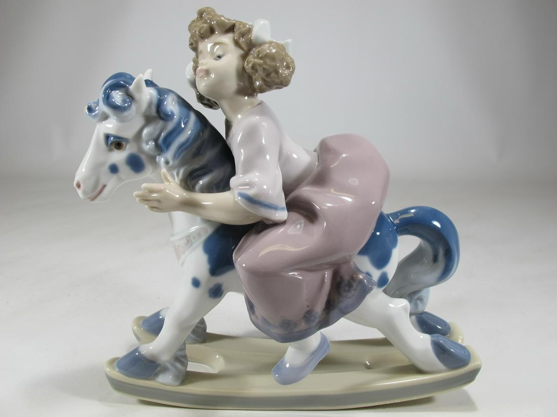 Lladro 5769 Faithful Stead porcelain statue: Lladro 5769 Faithful Stead porcelain statue, by Francisco Polop and with the original box. 7 1/8” H x 6 7/8” W x 3 3/8” D. Box: 6 1/2” H x 9” W x 10” D. Shipping in