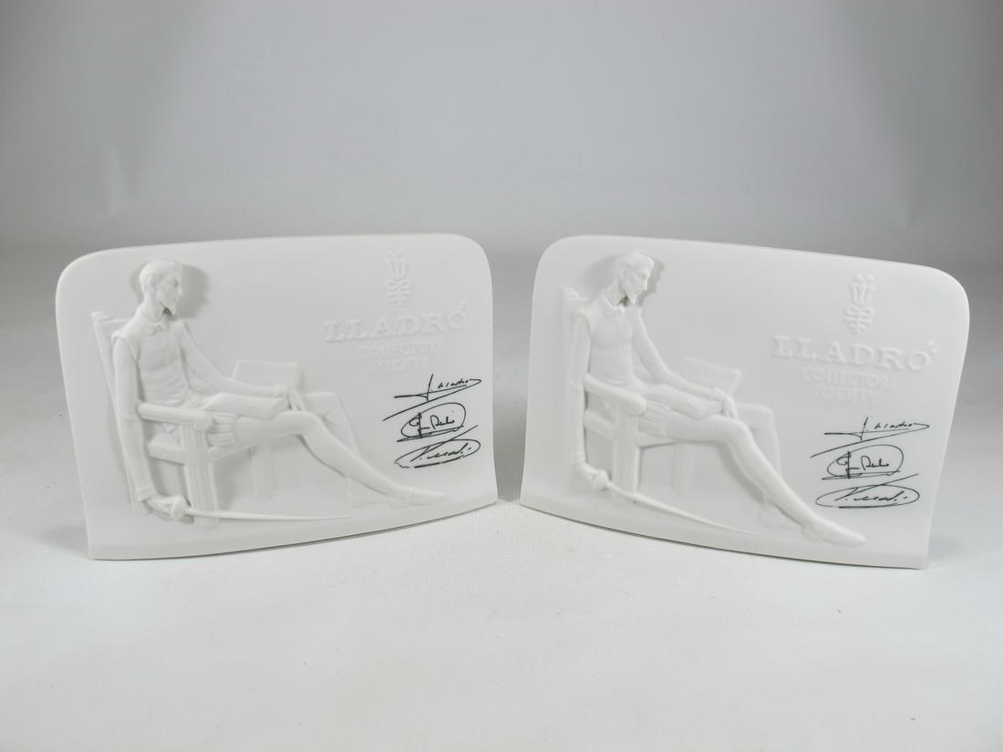 Lladro 2 Collectors Society Don Quixote Plaques (1 of 9)