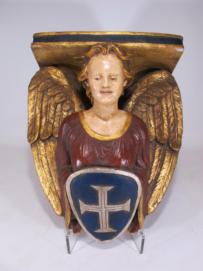 Vintage gilt resin or plaster bracket (1 of 11)