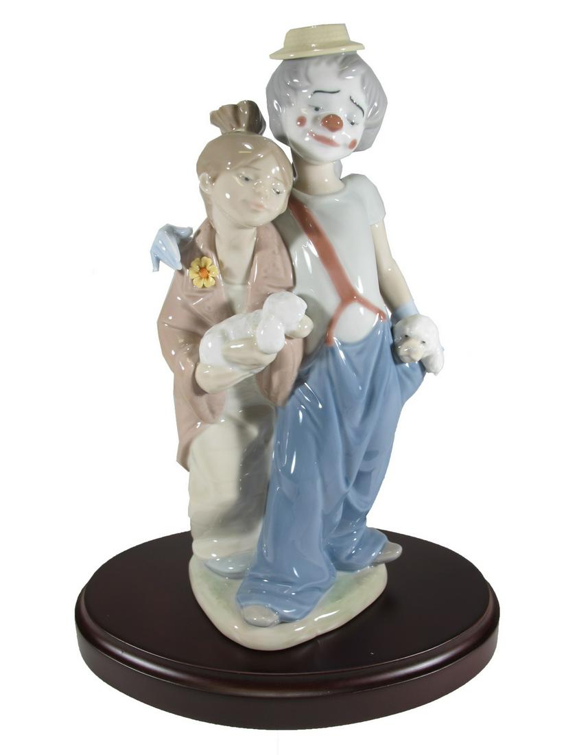 Lladro Pals for Ever porcelain by Juan Huerta 07686: Lladro Pals for Ever porcelain by Juan Huerta 07686. 9” H. Box: 11” H x 7” W x 7” D. ANY INVOICE OVER $ 2,000.00 WE WILL ACCEPT PAYMENTS ONLY THROUGH CHECK OR BANK WIRE TRANSFE