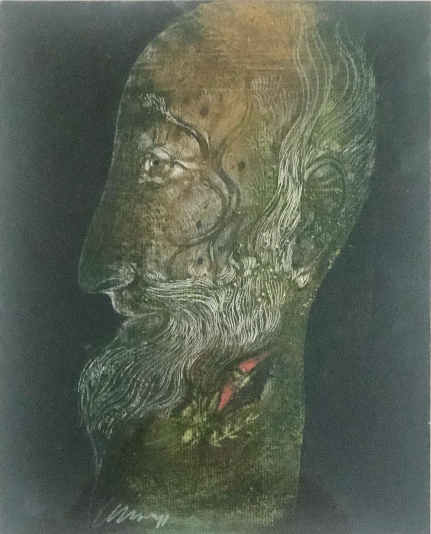 Pedro Pablo OLIVA (1949) Cuban mix on paper: Pedro Pablo OLIVA (1949) Cuban mix on paper with certificate. 14 1/4” H x 12 1/8” W including frame. 10 5/8” H x 8 1/4” W without frame. ANY INVOICE OVER $ 2,000.00 WE WILL ACC