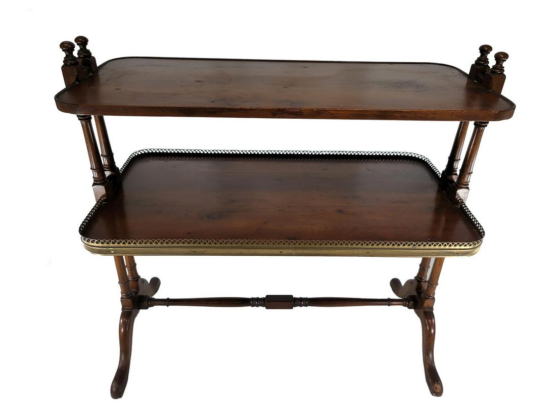 Regency Maple Server Sofa Table Labeled OLD COLONY: Regency Maple Server Sofa Table Labeled OLD COLONY FURNITURE. 25 3/4” H x 27 1/8” W x 14” D. ANY INVOICE OVER $ 2,000.00 WE WILL ACCEPT PAYMENTS ONLY THROUGH CHECK OR BANK WIRE TRANSFER, SAME FO