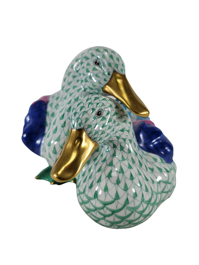 Herend, Hungary porcelain ducks statue (1 of 5)
