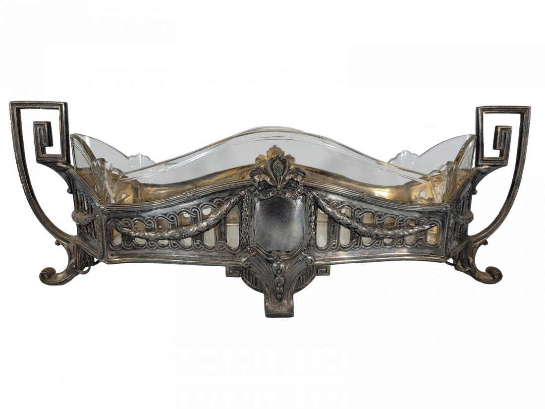 Antique German WMF silverplate & glass centerpiece (1 of 10)