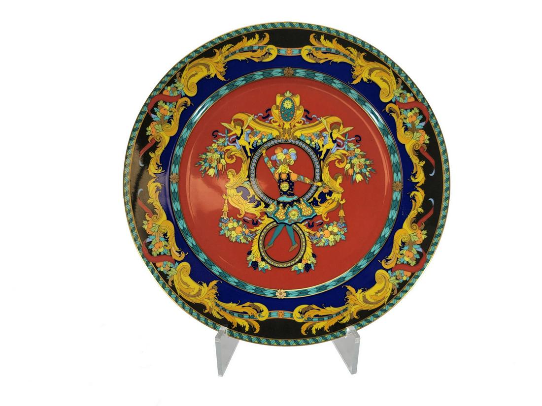 Versace Rosenthal Le Roi Soleil Germany porcelain plate (1 of 6)
