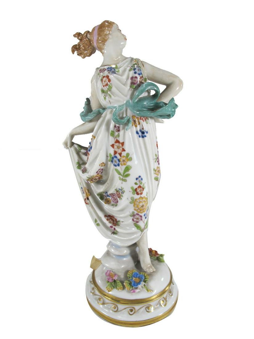 Antique German porcelain statue (1 of 10)