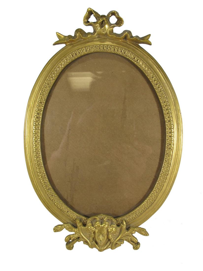 Antique French bronze picture frame (1 of 5)