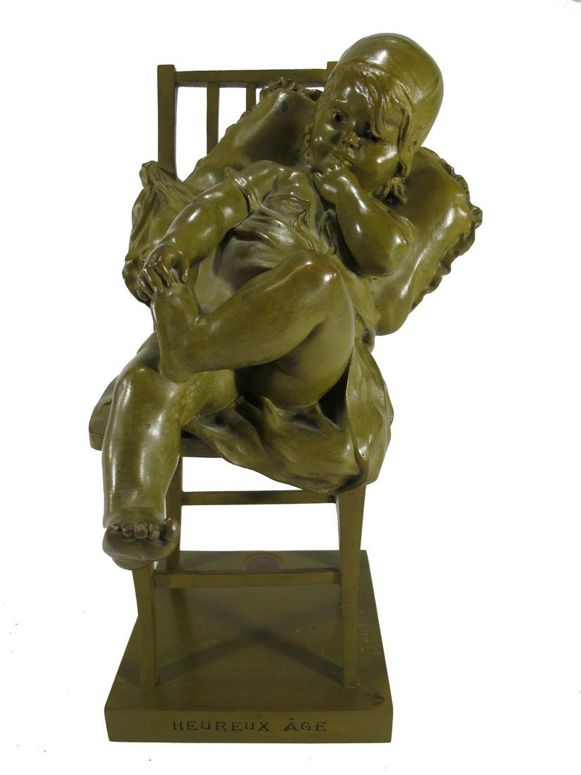 Juan CLARA AYATS (1875-1958) bronze sculpture (1 of 10)