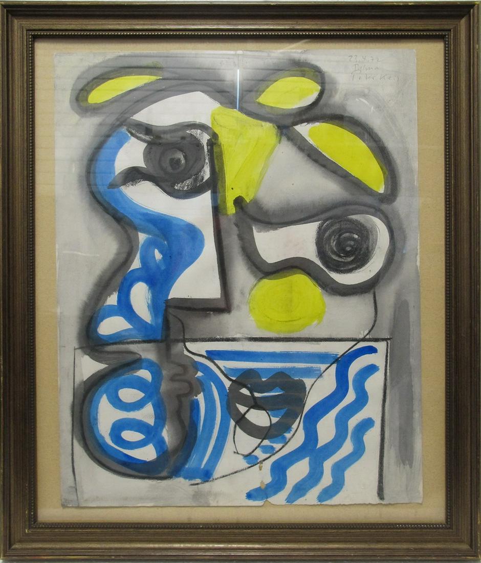 Peter Robert KEIL (1942) German painting: Peter Robert KEIL (1942) German painting. Size: 29 3/8” H x 25 1/4” W including frame. 24” H x 18 3/4” W without frame. ANY INVOICE OVER $ 2,000.00 WE WILL ACCEPT PAYMENTS ONLY