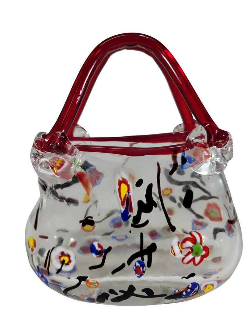 Vintage murano basket (1 of 5)