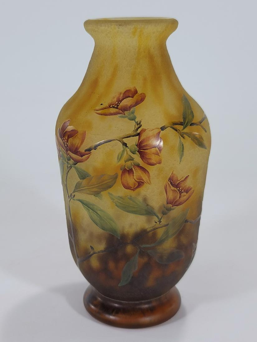 Daum Nancy, France cameo glass vase (1 of 6)