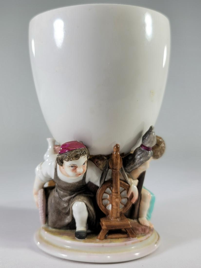 Antique rare German KPM porcelain bowl with figures (1 of 7)