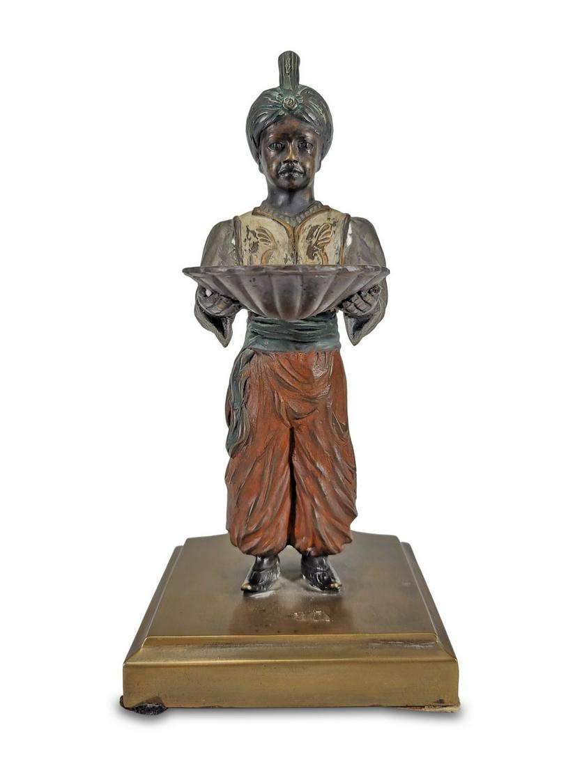 Antique Orientalist spelter sculpture (1 of 6)