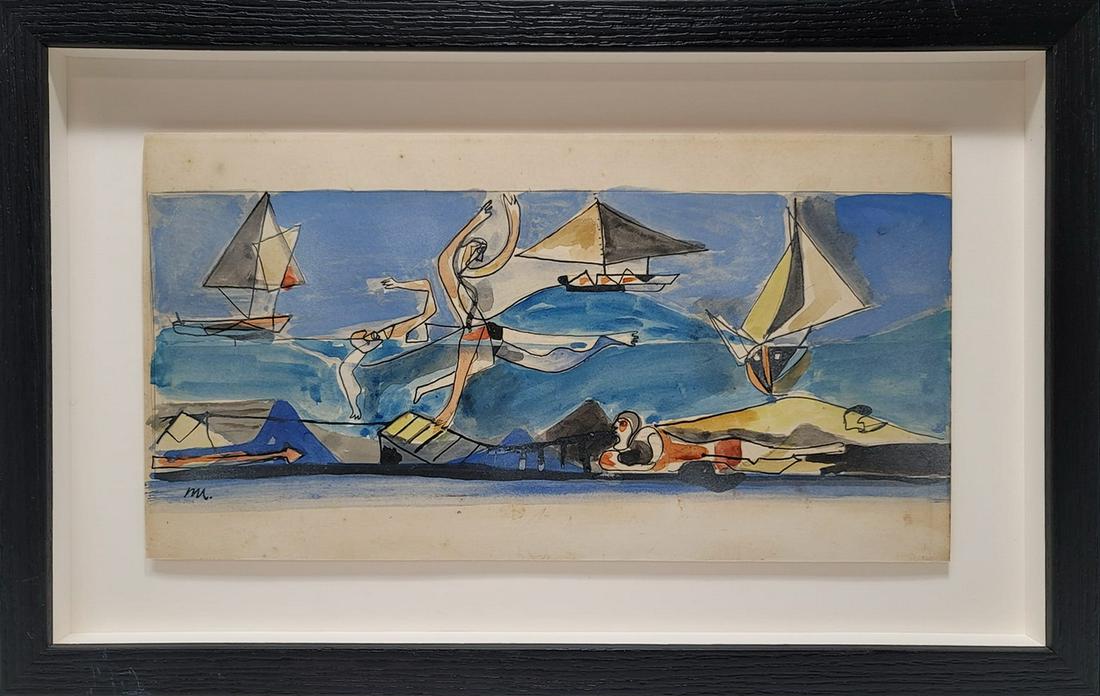 Mariano RODRIGUEZ (1912-1990) Cuban watercolor (1 of 6)