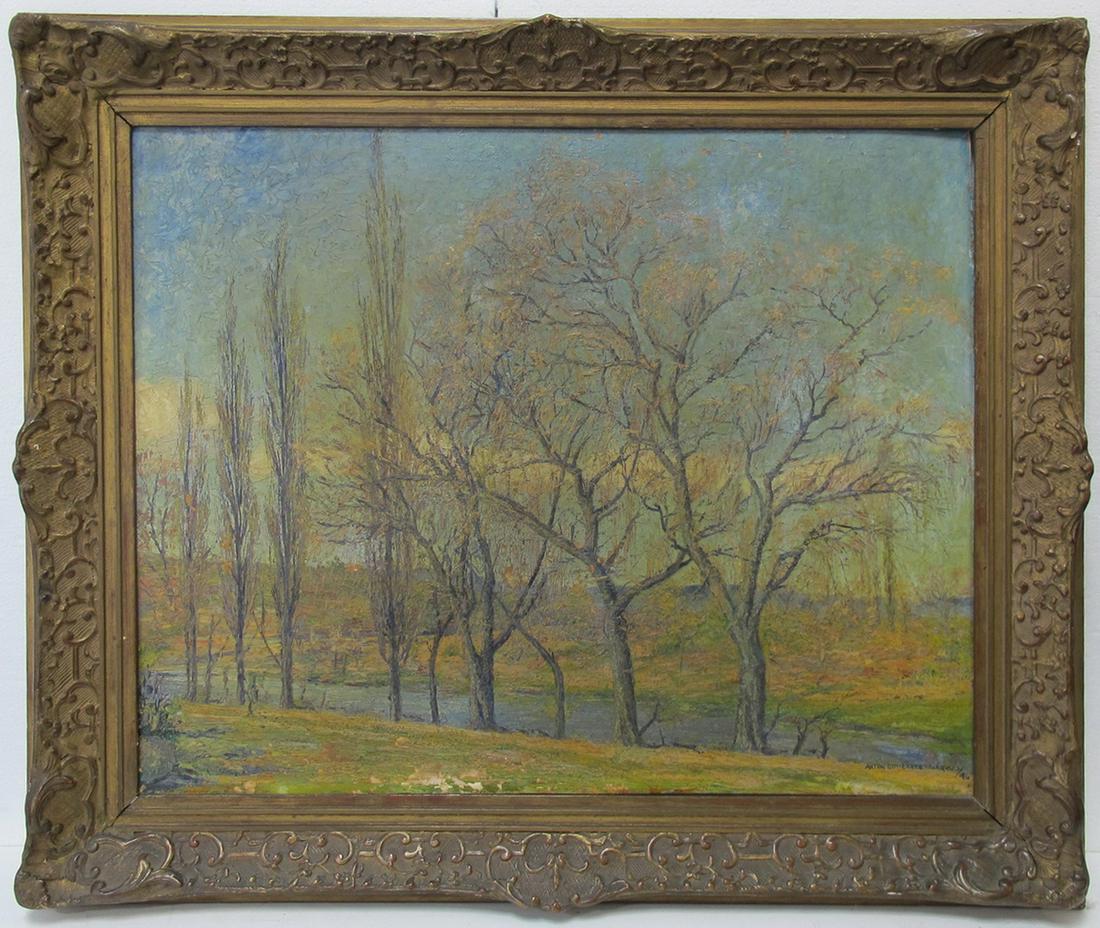 Signed Anton Gutierrez y Urquijo oil on board, Spain (1 of 5)