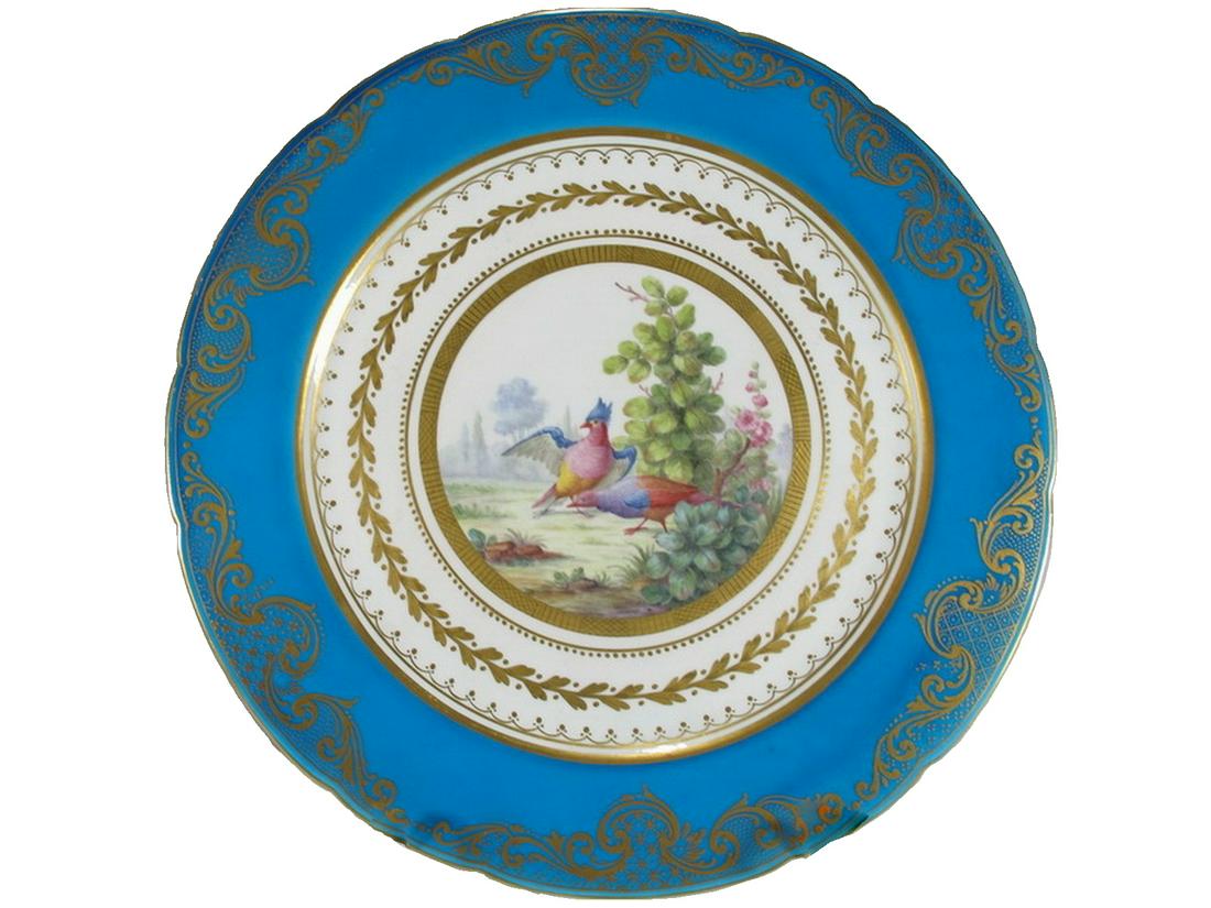 Antique German porcelain plate (1 of 4)